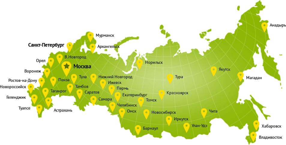 грузоперевозки по России 20 тонн